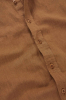 Hugo Linen Unisex Shirt, Terracota