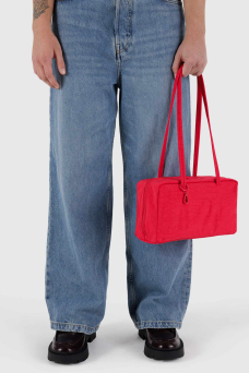 Nylon Bowler Bag, Candy Apple