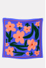 Las Flores Blue Scarf, Maxi