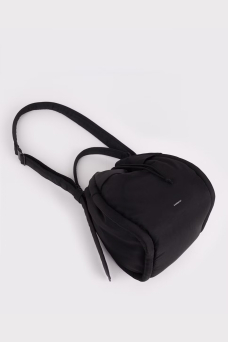 Curve Bucket Bag, Black
