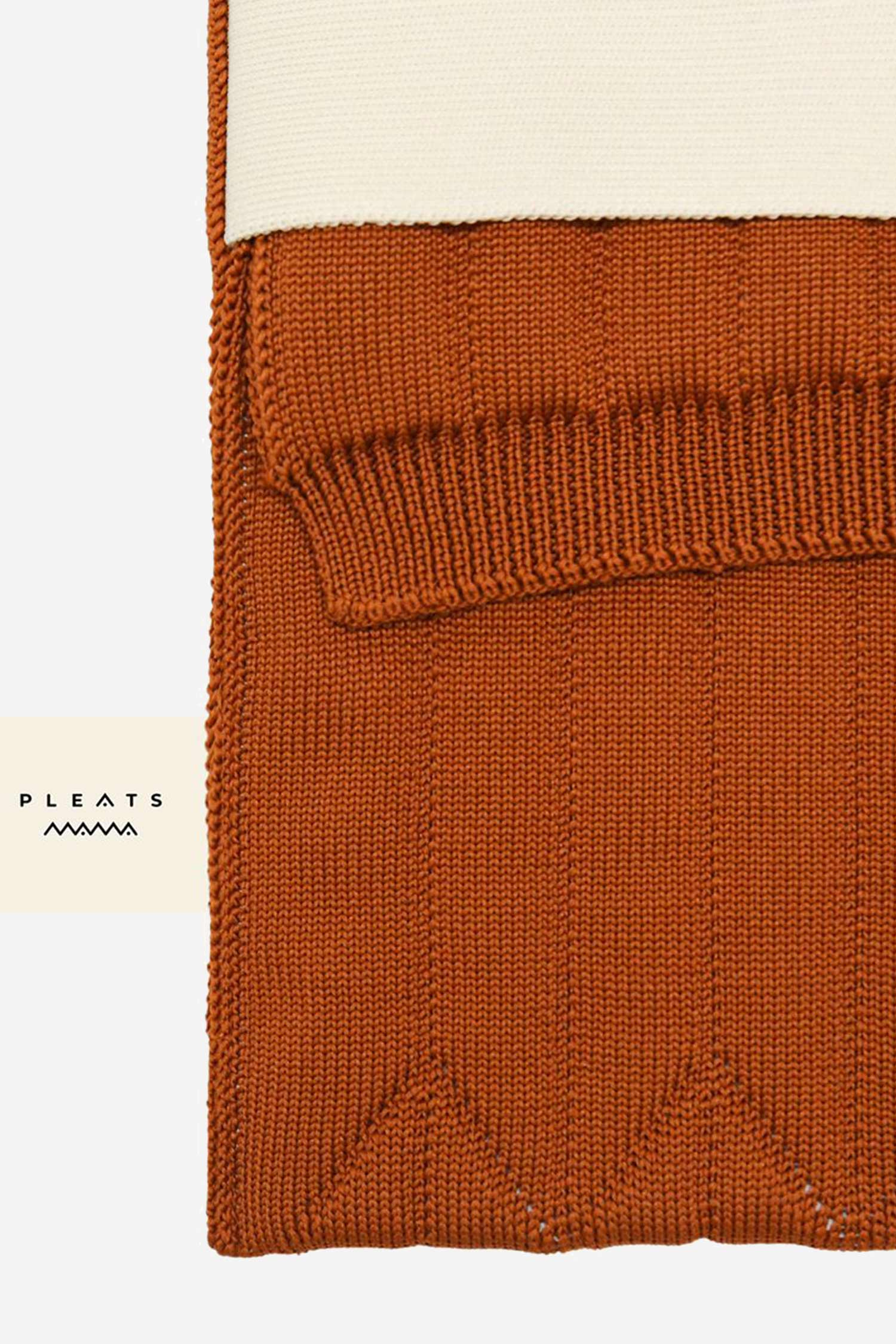 ★ PLEATS MAMA★ Airknit laptop pouch caramel 13 inch 50064 Pleatsmama - Laptop Pouch 13