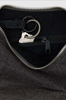 Crescent Bag S, Washed Black Denim