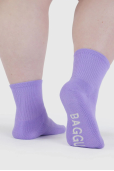 Ribbed Socks, Wisteria