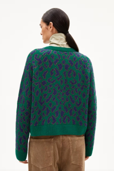 Diliriaa Leopaa Sweat, Emerald Green