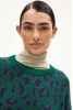 Diliriaa Leopaa Sweat, Emerald Green