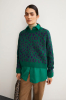 Diliriaa Leopaa Sweat, Emerald Green
