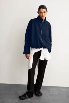 Sanchaa Jacket, Tinted Navy