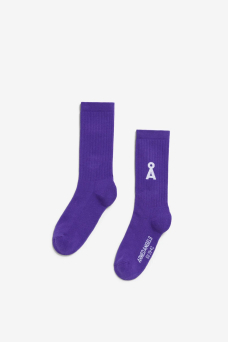 Saamus Bold Socks, Indigo Lilac