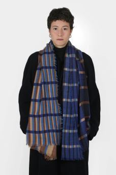 Scarf, Picnic Psicodelico Blue