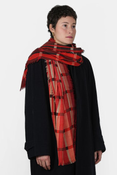 Scarf, Picnic Psicodelico Red