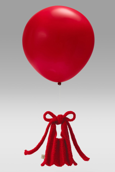 Poodle Micro Bag, Red