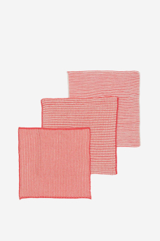 Dishcloths, Textured Red