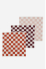 Dishcloths, Check Orange