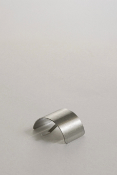 Hair Ponytail Cuff Stick Sleek, Silver