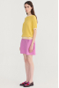 Pleated Shorts, Purple
