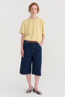 Denim Bermuda, Navy Blue