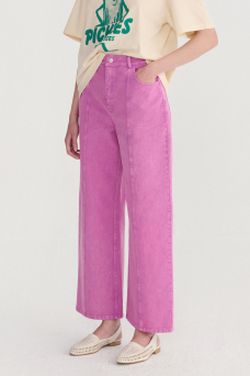 Boot Cut Pants, Purple