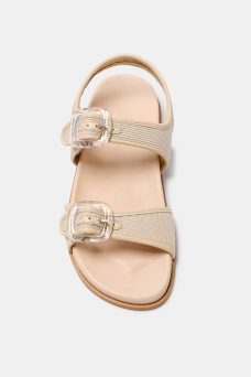 Canet Sandals, Taupe Mesh