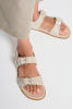 Canet Sandals, Taupe Mesh