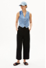 Caarunus Lino Pants, Black