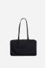 Nylon Bowler Bag M, Black