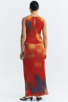 Pauline Skirt, Pleated Flowers