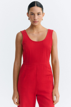 Raflesia Jumpsuit, Clavel Red