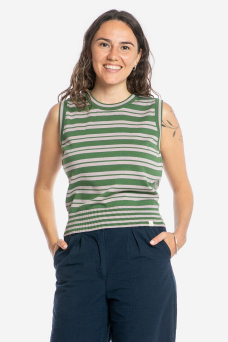 Knit Top Cotton, Fir/Lavender