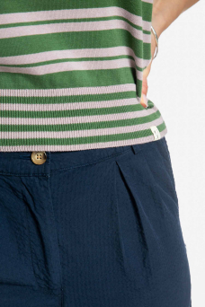 Knit Top Cotton, Fir/Lavender