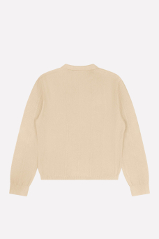 Polo Knit Sweater, Bone
