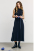 Pin-Tucked Dress, True Black