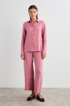 Aurora Pants, Dark Pink