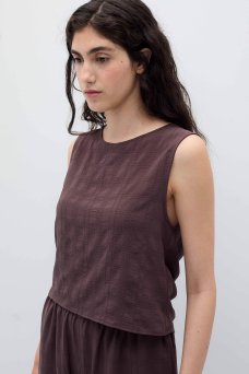 Bisou Top, Brown