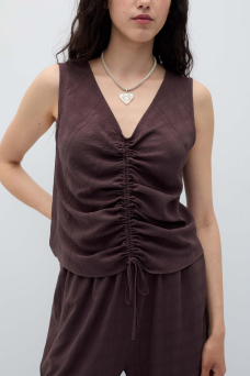 Bisou Top, Brown