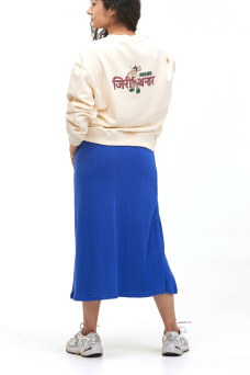 Saba Skirt Long, Blue