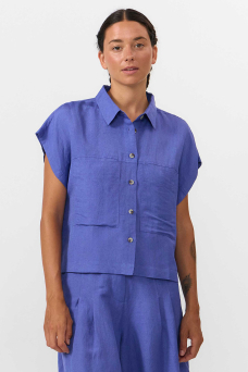 Amur Shirt, Mid Blue