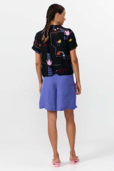 Nyasa Shirt, Print Holiday