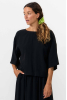 Sella Blouse, Black