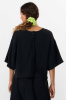 Sella Blouse, Black