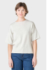 Patricia Knit Tee, Cream Mel.