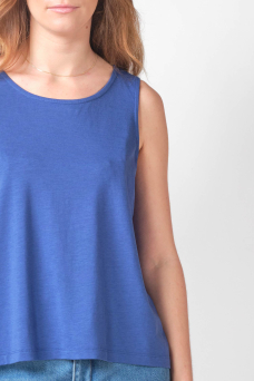 Aliya Top, Surf Blue