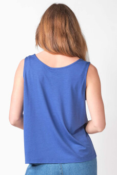 Aliya Top, Surf Blue