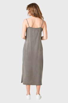 Manuella Dress, Taupe