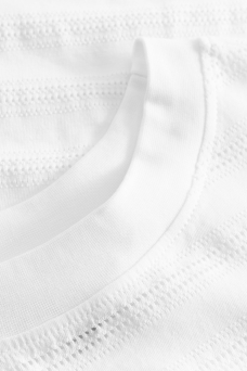 Namsos Lace Top, White