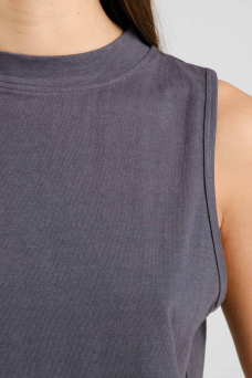 Namsos Hemp Top, Charcoal