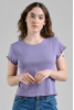 Ven Rib Tee, Haze Purple