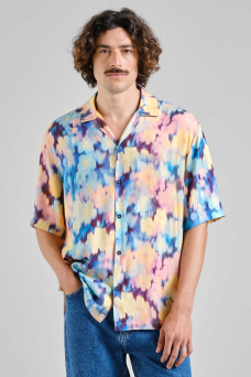 Marstrand Shirt, Ikat Field Multi