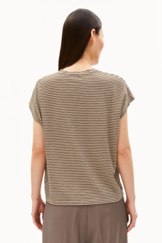Stripe Tee, Sand/Dried Palm