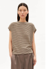 Stripe Tee, Sand/Dried Palm