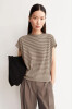 Stripe Tee, Sand/Dried Palm